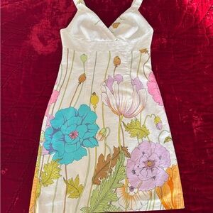 Trina Turk Multicolor Floral Mini Dress
